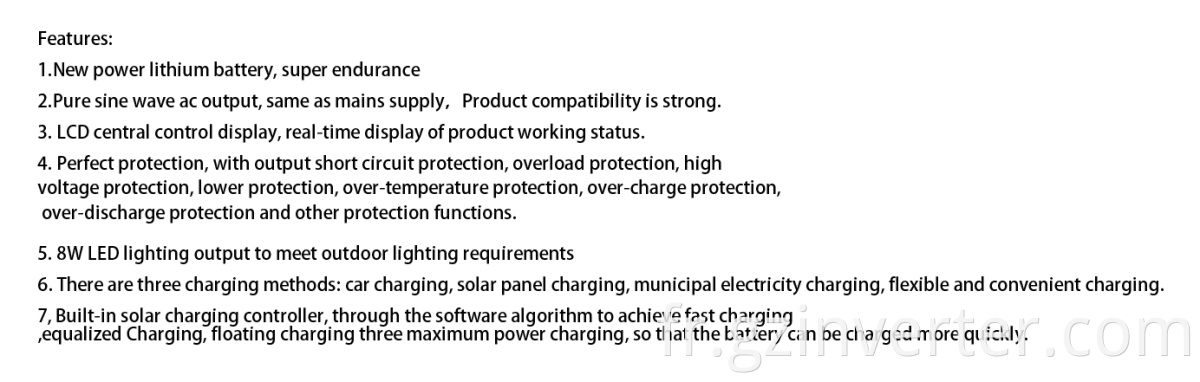 portable power station features